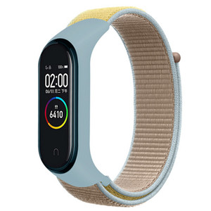 Deporte tela de Nylon bucle banda para Xiaomi <span class=keywords><strong>Mi</strong></span> banda 5 reemplazo Correa - Product Image 1
