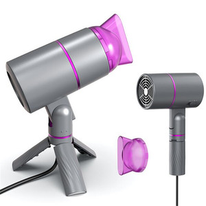 ไดร์เป่าผมแบบพับได้ ควบคุมอุณหภูมิคงที่ สำหรับใช้ในบ้าน สีขาว มอเตอร์ AC แรงดันไฟฟ้า 110-220V - Product Image 4