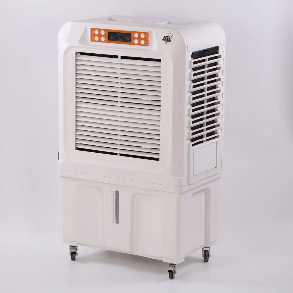 SOLARE portatile AC/ DC di raffreddamento di aria esterna condizionatore d'aria ventola di raffreddamento ad aria