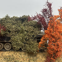 Modèle d'arbustes en vigne ultra-fins et mats à l'échelle HO et N pour maquettes ferroviaires, dioramas architecturaux, terrains DIY et fournitures pour tables de sable