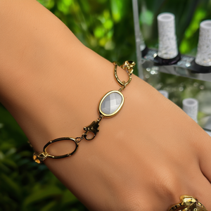 WF196-0161A สร้อยข้อมือแฟชั่นแบบโซ่และแบบเชื่อมต่อ - Product Image 3