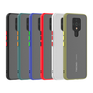 Cover per Telefono con Cornice in Gomma e Retro Opaco Traslucido per Tecno Camon 16 17 18P 18T Premier Spark 8P <span class=keywords><strong>Go</strong></span> Pova Slim - Product Image 1