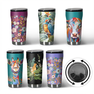 Houroffer Wholesale Bulk Custom Logo 20oz Matte Finish Vacuum Insulated Coffee Cup for Corporate Promotional Gift