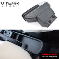 Vtear pour Mazda 2/Demio – Boîte d'accoudoir centrale avec rangement et porte-gobelet – Accessoires de style intérieur pour voiture 08-14