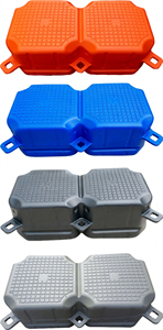 Bloque de Pontón <span class=keywords><strong>Flotante</strong></span> Modular de HDPE Doble de 1000x500x400mm, Capacidad de Carga de 350kg/m, Plataforma Acuática <span class=keywords><strong>para</strong></span> Muelle, Marina, Moto Acuática - Product Image 6
