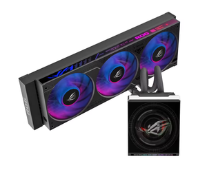 Refroidisseur de processeur liquide AIO ROG Strix LC IV 360 ARGB LCD avec écran LCD de 5,08 pouces, compatible LGA 1700/1851 et AM4/AM5, best-seller - Product Image 1