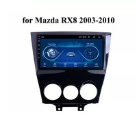 Autoradio Android 9 pouces Carplay Android Auto 2 DIN Autoradio pour Mazda Rx8 2003-2008 Conduite à gauche GPS Audio de voiture