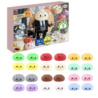 Boîte mystère de 24 jouets souples anti-stress en forme de dumpling, à récupération lente, pour Halloween, cadeau surprise pour fête
