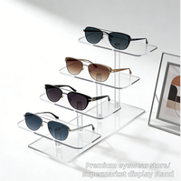 Support de présentation en acrylique pour lunettes, pour supermarchés et magasins d'optique, présentoir transparent pour lunettes de soleil et lunettes