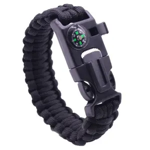 Fallschirm Seil Armband Survival Cord Armbänder Multi tool Survival Gear Taktische Camping Fallschirm Seil Armband