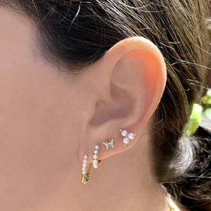 Hot Selling S925 <b>Sterling</b> <b>Silver</b> Personalized Pearl <b>Stud</b> <b>Earrings</b> for Women 2021 - Product Image 2
