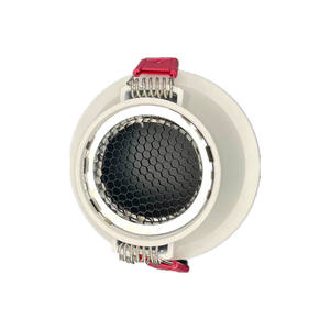 LHWYLED Livraison Rapide GU 10 Logement Spot Lumière Cadre Avec Nid D'abeille Anti-Éblouissant Cadre Pour <span class=keywords><strong>GU10</strong></span> MR16 Anti-Éblouissant Downlight Cadre 7cm - Product Image 2