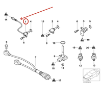 12147539165 12141438081 Sensor Posisi Camshaft Intake untuk BMW Seri 3 Seri 5 X3 X5 Sensor Posisi Mesin