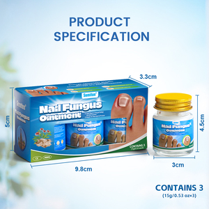 Crème réparatrice antifongique à base de plantes efficace avec de la vitamine E et soulagement de la douleur pour le soin des ongles des pieds 30 ml - Product Image 2