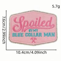 Patch thermocollant carré en polyester et terylène brodé, motif dessin animé japonais, accessoire vestimentaire à adhésif thermique