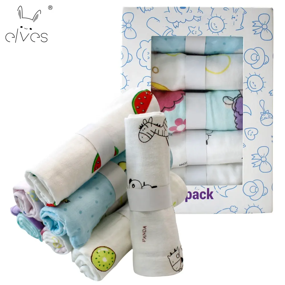 Vente en gros bébé serviette de sueur bébé lavage tissu pack coton essuie-mains bébé mouchoir