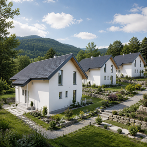 Bungalow à pignon unique écologique de style européen, isolé, préfabriqué, type chalet de campagne, avec fabrication de précision et longue durée de vie - Product Image 3