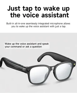 Nuova Versione L801 Occhiali <span class=keywords><strong>da</strong></span> Sole Intelligenti con Fotocamera <span class=keywords><strong>da</strong></span> 8MP per Video e Foto, 4GB WiFi, Traduzione AI ChatGPT, Occhiali Smart - Product Image 6