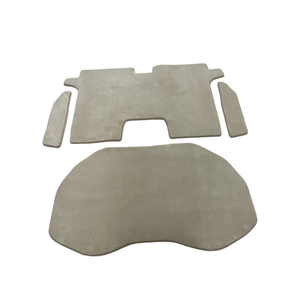 Tapis de sol de voiture 5 pièces en laine de luxe 20 mm, imperméables, anti-poussière et antidérapants, pour Toyota <span class=keywords><strong>LM</strong></span> 350h <span class=keywords><strong>LM</strong></span> 500h, avec tapis de coffre – Vente en gros usine - Product Image 4