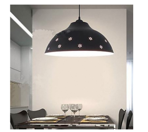 Lámparas Colgantes Minimalistas de Latón con Recubrimiento Negro e Interior Blanco, LED Contemporáneo, Atenuable, Pantalla de Color Personalizable, Fácil Instalación - Product Image 1