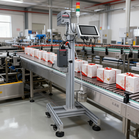 Impresora de Inyección de Tinta Piezoeléctrica de Alta Eficiencia Docod P2000, Sistema de Suministro Continuo de Tinta por Presión Negativa/Sifón, Máquina de Codificación PIJ para Baterías