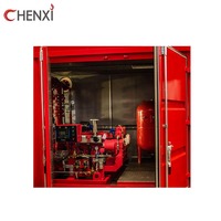 Pompe à incendie verticale monophasé avec panneau de commande, 180 lpm 10 hp