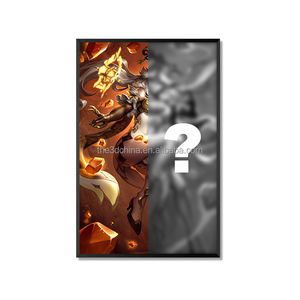 Caráter de impressão 3d personalizado, caráter anime 3d efeito lenticular da folha com moldura - Product Image 3