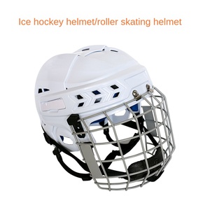 Thoáng khí Ice Hockey Mũ bảo hiểm cho con lăn Skate cỏ Hockey bóng đá đấm bốc đa năng thể thao Đầu Bánh - Product Image 5