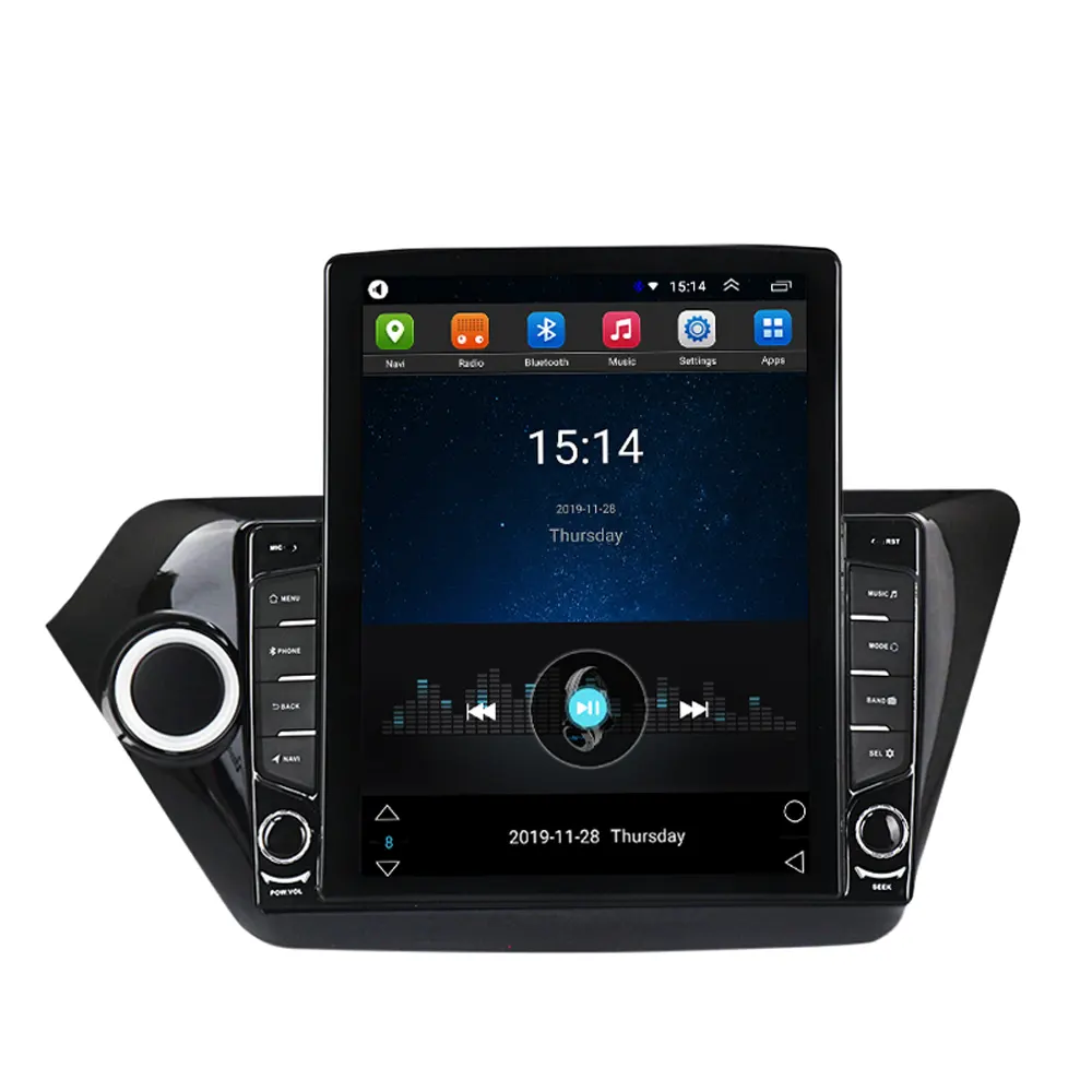 ميكيد TS Android9 1G + 16G رباعية النواة جهاز تشغيل أقراص دي في دي بالسيارة لاعب لكيا ريو 3 4 K2 2011-2015 راديو ستيريو الصوت SWC GPS واي فاي BT IPS DSP 2.5D