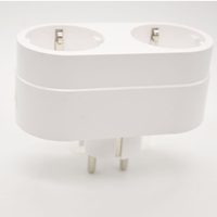 Boîtier de raccordement intelligent UE 2-en-1 en plastique ignifuge de grade V0 en PC, pour prise Wi-Fi Tuya, modèle CN235
