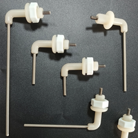 Sonde de niveau d'eau à angle droit SANQIAOHUI, électrode, niveau de liquide de chaudière, tige en titane PVDF, 24V DC, filetage M10/M12