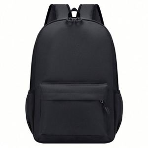 2025 <b>Simple</b> Solid Color Casual Zipper <b>Backpack</b> Can Choose Different Colors of - Product Image 1