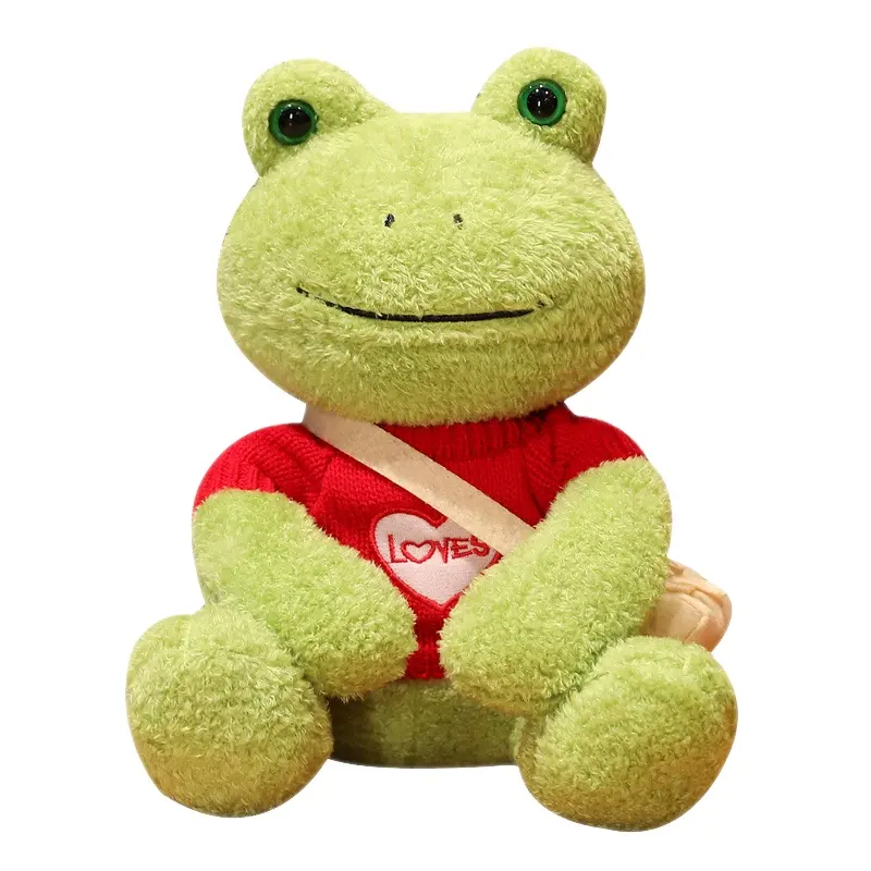Little frog doll plush dressing frog doll sleeping pillow custom plush toy stuffed & plush toy animal toy