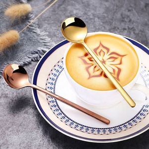 Cuchara de café de acero inoxidable con mango largo y acabado pulido espejo, 6.7 pulgadas, para espresso, té helado, con LOGO personalizado, para agitar y uso en fiestas - Product Image 5