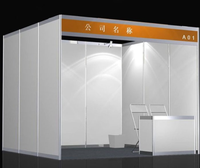 Stand d'exposition moderne imperméable en profilé aluminium modulaire pour stand d'exposition standard de 10x10 pieds. Écran d'occasion par TRUST
