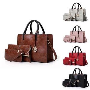 กระเป๋าแฟชั่นผู้หญิงแบบเรียบง่ายสไตล์เรโทร วัสดุ PU  กระเป๋าสะพายข้างและกระเป๋าคลัทช์ - Product Image 2