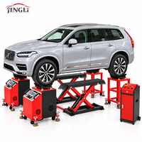 Jingli 3500KG Pont élévateur à ciseaux portable à levée moyenne et simulateur routier NVH, équipement de test de vibrations de châssis, pack atelier