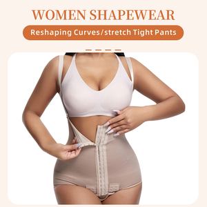 ชุดกระชับสัดส่วนตาข่ายระบายอากาศ ขายดี พร้อมตะขอหน้า ชุดกระชับสัดส่วนแบบชิ้นเดียว เป้าเปิด สำหรับผู้หญิง - Product Image 2