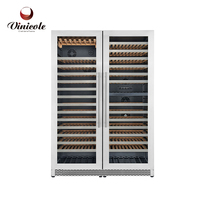 Réfrigérateur à vin avec écran tactile LCD, température électronique, compresseur, équipement d'appareils électroménagers de cuisine, cave à vin, 220