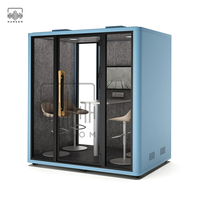 Cabines acoustiques Hansom, bureaux mobiles pour la confidentialité, cabines téléphoniques, salles de réunion multi-personnes, cabines insonorisées, cabines de bureau silencieuses