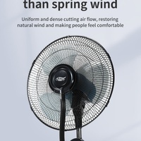 Ventilateur à brume rafraîchissant de 16 pouces, humidificateur domestique sur pied, ventilateur à brume, ventilateur sur pied avec pulvérisation d'eau, télécommande