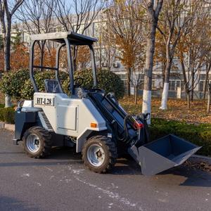 HT-L28 Mini Wheel <span class=keywords><strong>Loader</strong></span> 23HP mesin Diesel dengan kolom kemudi antiaus ban PLC garansi 1 tahun - Product Image 5