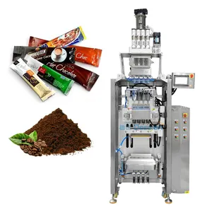 High Speed Multi Lane Zig Zag Cut Stick Coffee Powder Filling Packing Machine Milk Powder Back Seal Sachet Packaging Machine