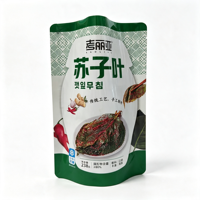 Sachet refermable à fermeture éclair personnalisé avec logo, qualité alimentaire, imprimé en héliogravure, pour légumes marinés et kimchi