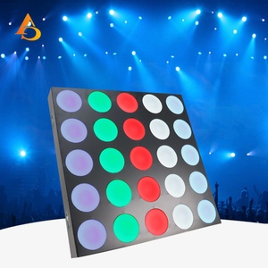 AICPOSE Precio de Fábrica Iluminación Escénica 25 Ojos RGBW 4 en 1 Pixel DMX LED Blinder Cabeza Móvil Wash Matrix Beam Light para Escenario - Product Image 1