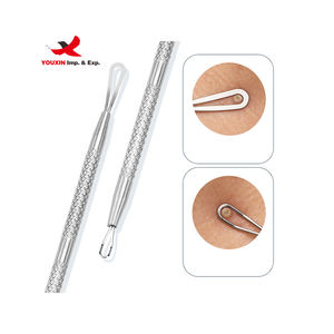 Herramientas Extractoras de Puntos Negros y Acné de Acero Inoxidable Plateado y Plástico para Eliminar Comedones y Espinillas, Venta al por Mayor de Compras Mixtas - Product Image 5