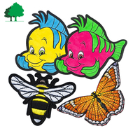 Patch brodé OEM ODM, design personnalisé, patch thermocollant, badge pour vêtement, souvenir, cadeau