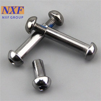 NXF ASTM A36/A36M acier doux/à faible teneur en carbone Grade4.8-10.9 diamètre M3-20 vis nickelée d'acier au carbone Length4-400