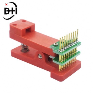 Sonda de prueba para PCB con abrazadera, para descarga y programación, 2.54mm, 9 pines simples - Product Image 4
