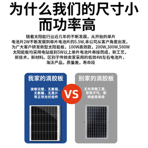 แผงโซลาร์เซลล์ 125 มม.x 135 มม. 5V 2.3W โมดูลชาร์จซิลิคอนชนิดโมโนคริสตัลไลน์สำหรับแบตเตอรี่ลิเธียม - Product Image 4